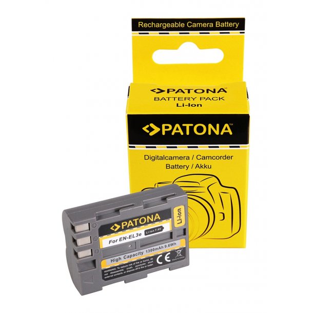 Battery f. NIKON D700 D300 D200 D100 D80 D70 D50 ENEL3e Nikon